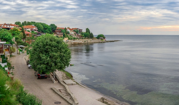 Seashore in the ancient city of Nessebar, Bulgaria