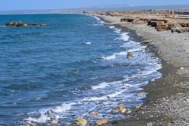 seashore on the Mediterranean sea 1