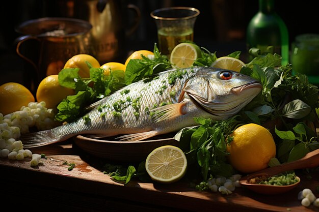 Seaside feast sea bream lemon and lime a coastal celebration