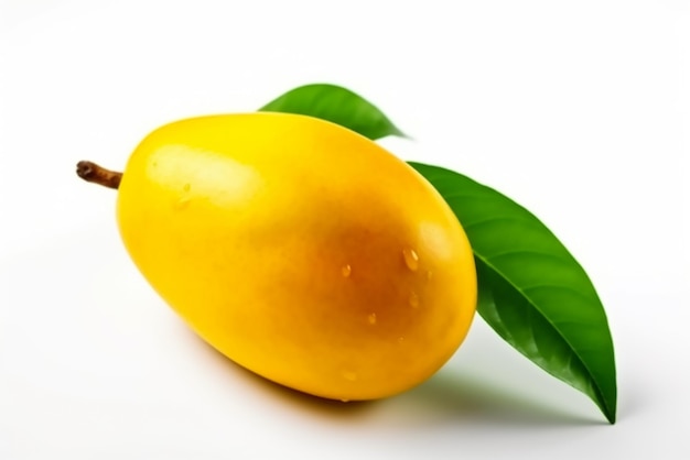 Seasonal fruit isolated on white background