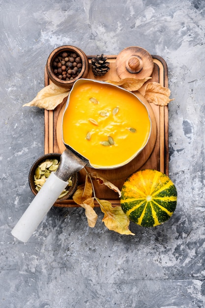 Seasonal pumpkin soup