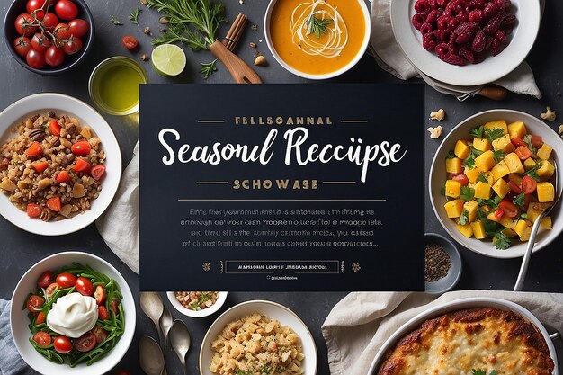 Photo seasonal recipe showcase