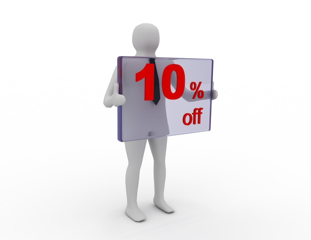 Seasonal sales 10  pecent off for shopping discount