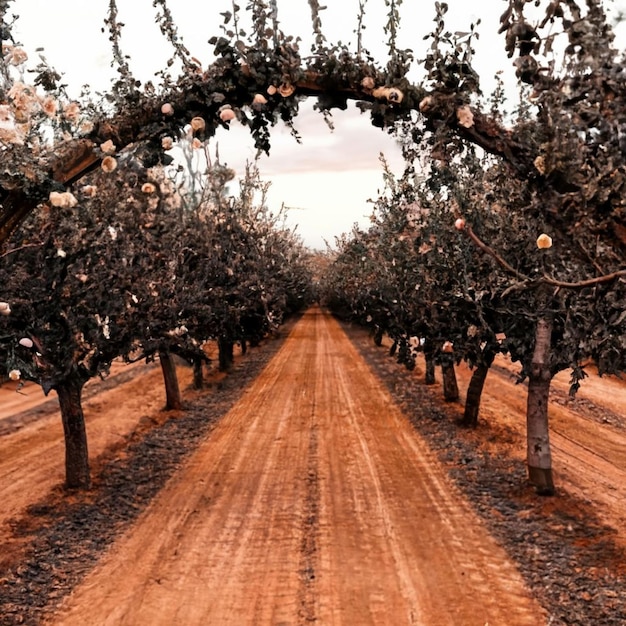 Seasonal Showcase Border Frame Highlighting Orchard Finds