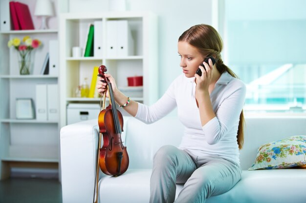 seated artistic person feminine charm