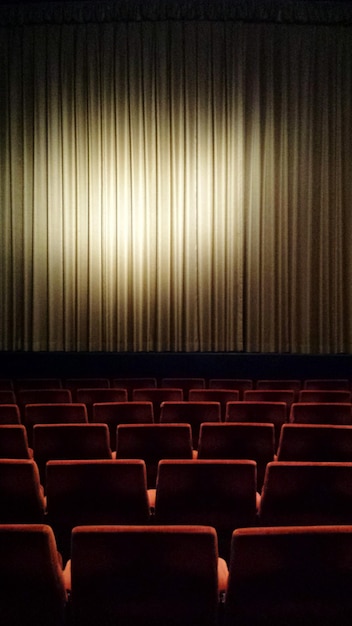 Photo seats in theater