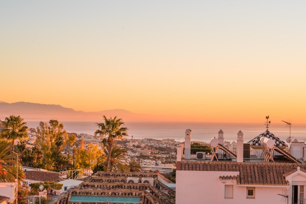 Foto vista mare dalla terrazza