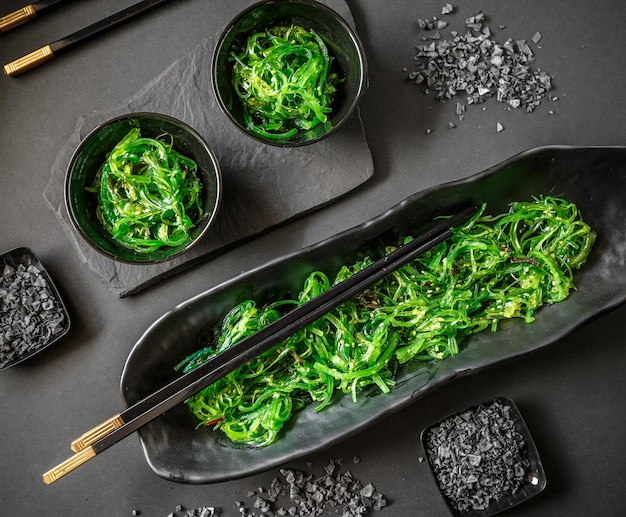 Seaweed salad or chuka wakame