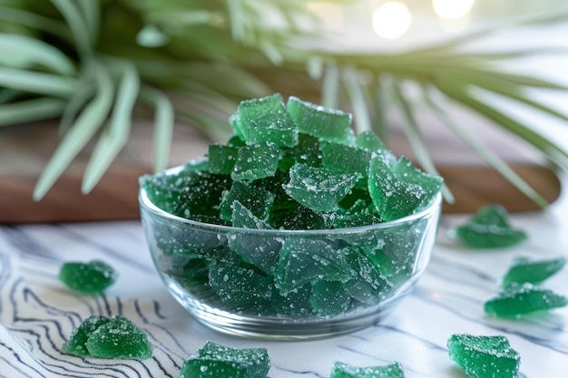 Seaweed or sea moss gummy sweets a natural source of vitamins and minerals