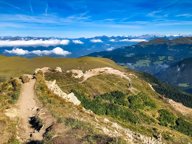 Seceda Italy Peak summer hiking Dolomites