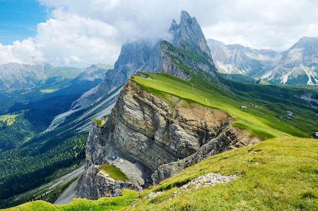 Seceda top van de berg