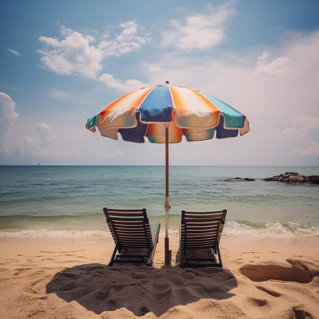 Secluded coastal scene under sunlight