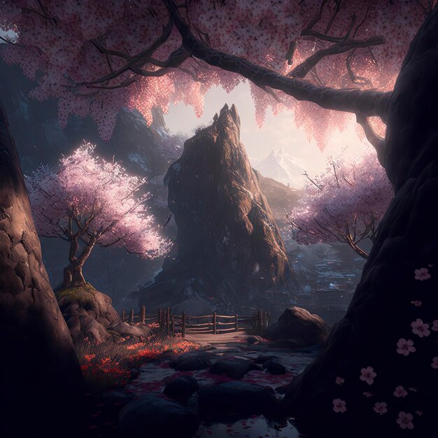 Secret Cherry Blossom Location