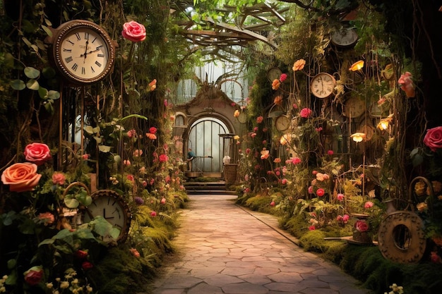 the secret garden of flowers