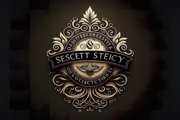 Photo secret society emblem