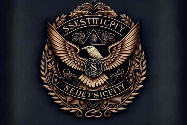 Photo secret society emblem