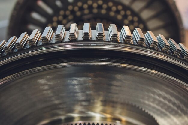 section model of a historic jet engine