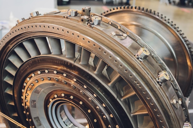section model of a historic jet engine