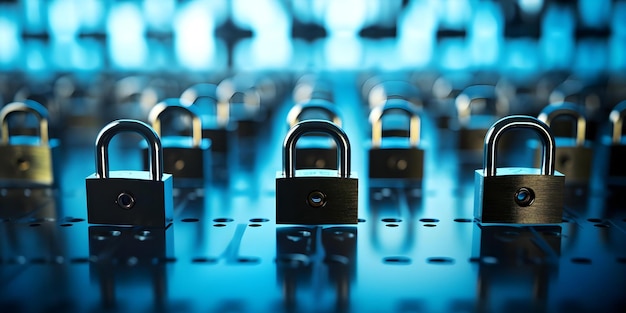 secure data with a lock pattern for cybersecurity and data security concept cybersecurity data security lock pattern secure data