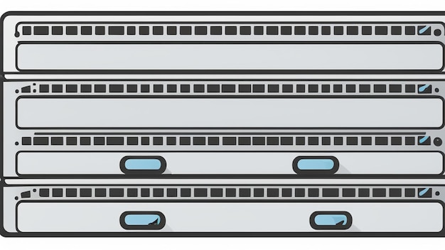 Foto infrastruttura server sicura