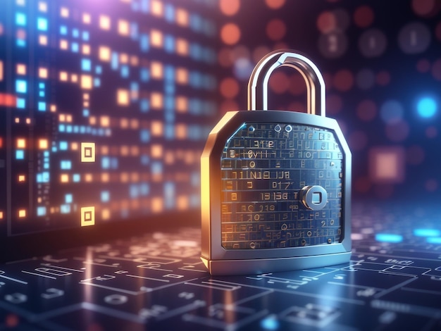 Securing Your Digital World Encryption Binary Code and Digital Locks