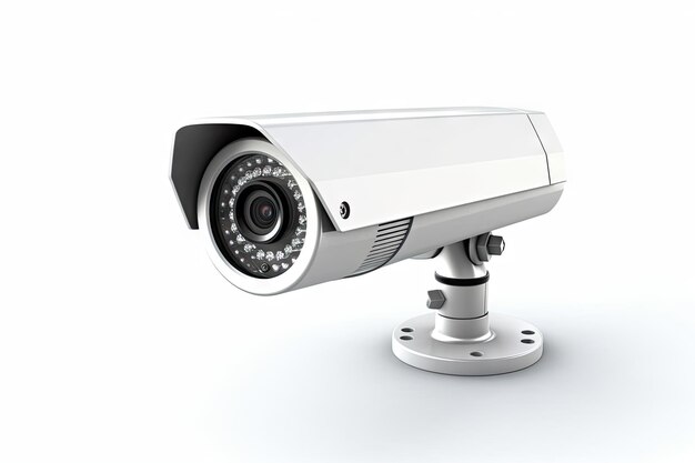 Photo security camera isolated on white