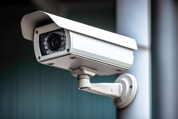 Security camera on a modern building