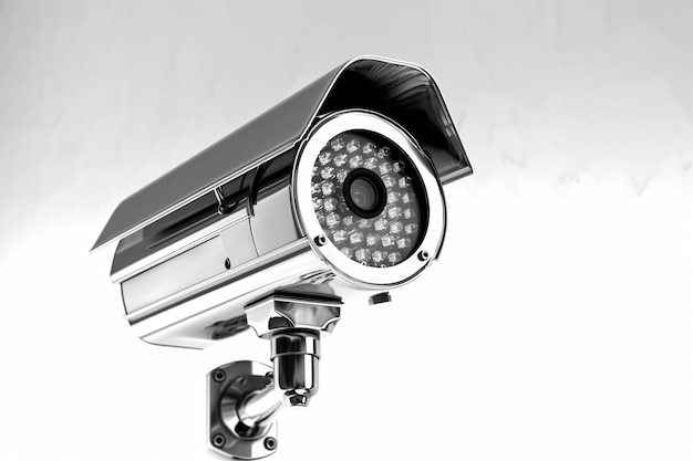 Security Camera Transparent Isolated Surveillance AI