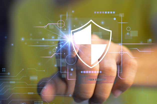 security concept of social networks and international communication in business and technology