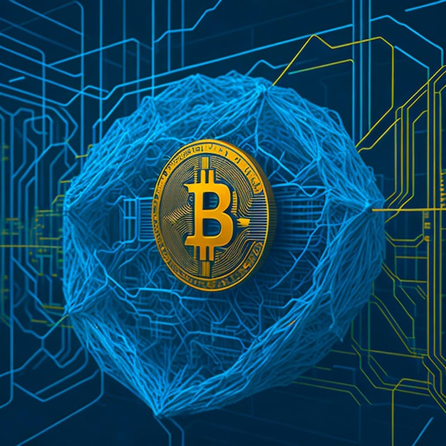 Security connections are blocked by bitcoin digital generated by AI