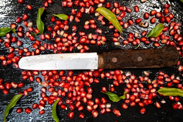 The seed of the pomegranate