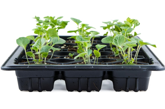 Seedling Tray On White Background