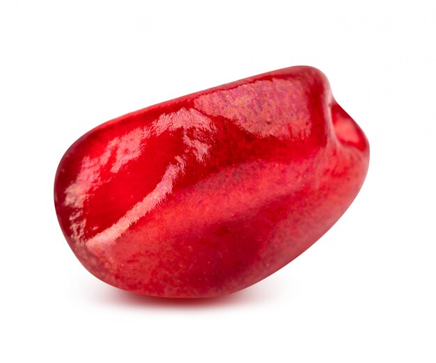 Seeds of pomegranate isolated 