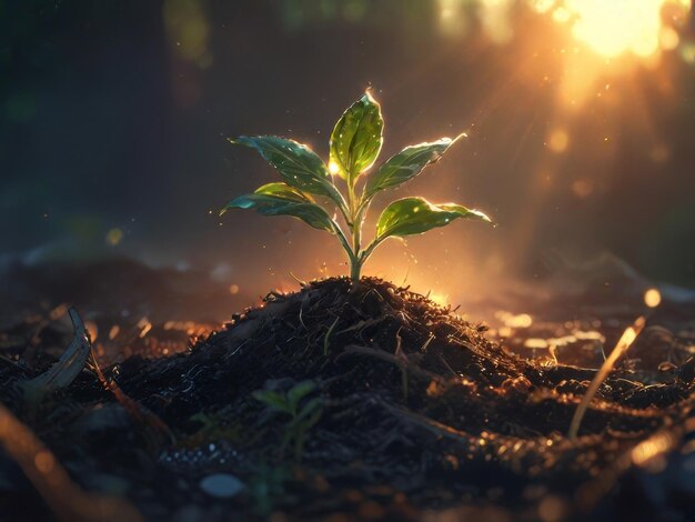 Seeds of Resilience Nurturing Hope Amidst Global Warming