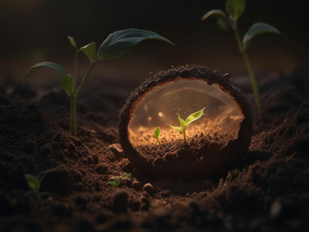 Seeds of Resilience Nurturing Hope Amidst Global Warming