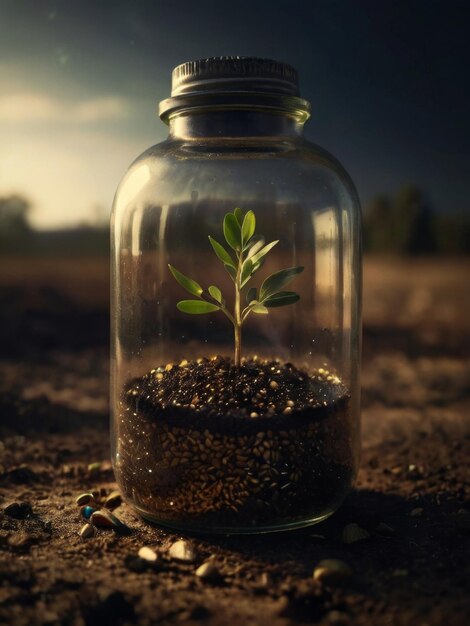 Seeds of Resilience Nurturing Hope Amidst Global Warming