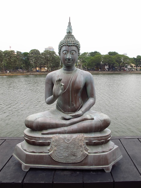 Seema Malakaya-tempel in de stad Colombo, Sri Lanka