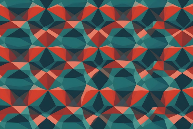 Seemless geometric pattern AI generated