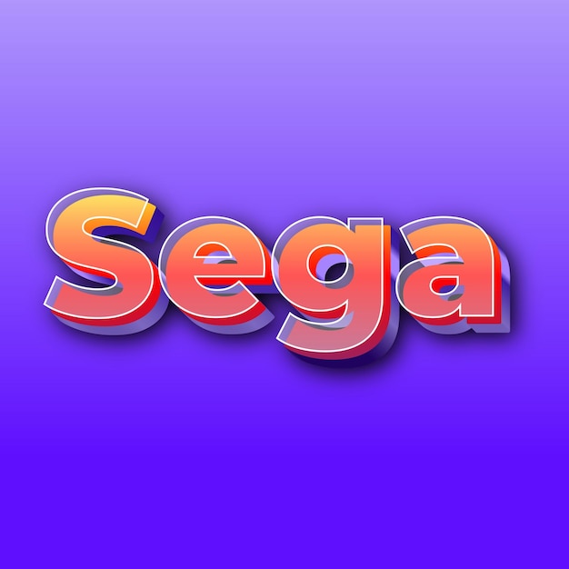 SegaText-effect JPG gradiënt paarse achtergrondkaartfoto