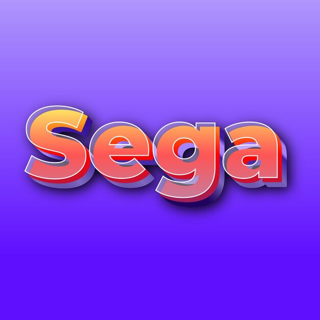 SegaText エフェクト JPG グラデーション紫色の背景カード写真