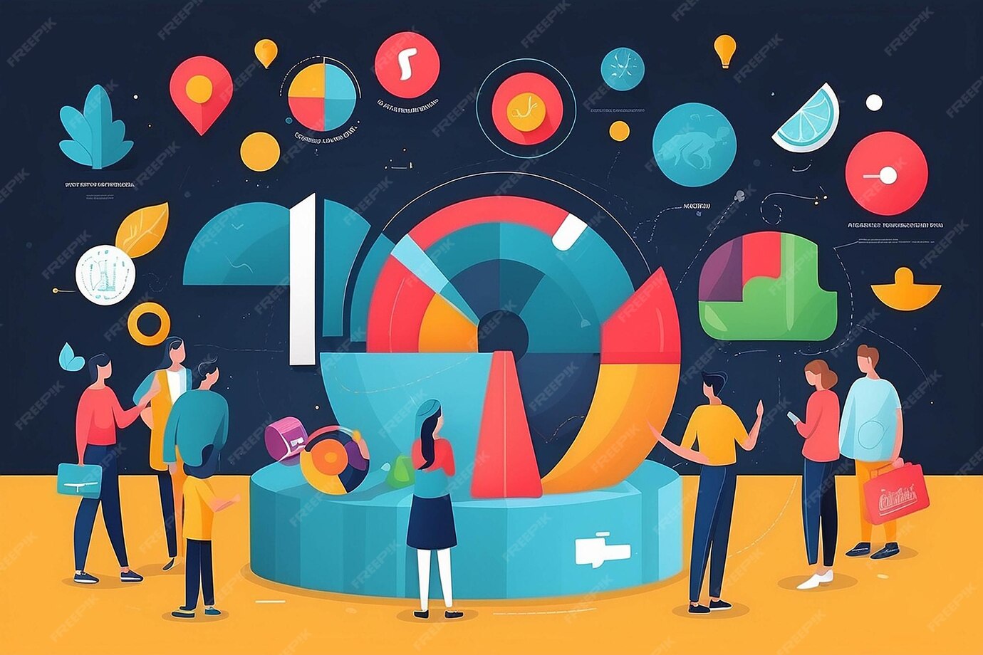 Segmentation concept illustration | Premium AI-generated image