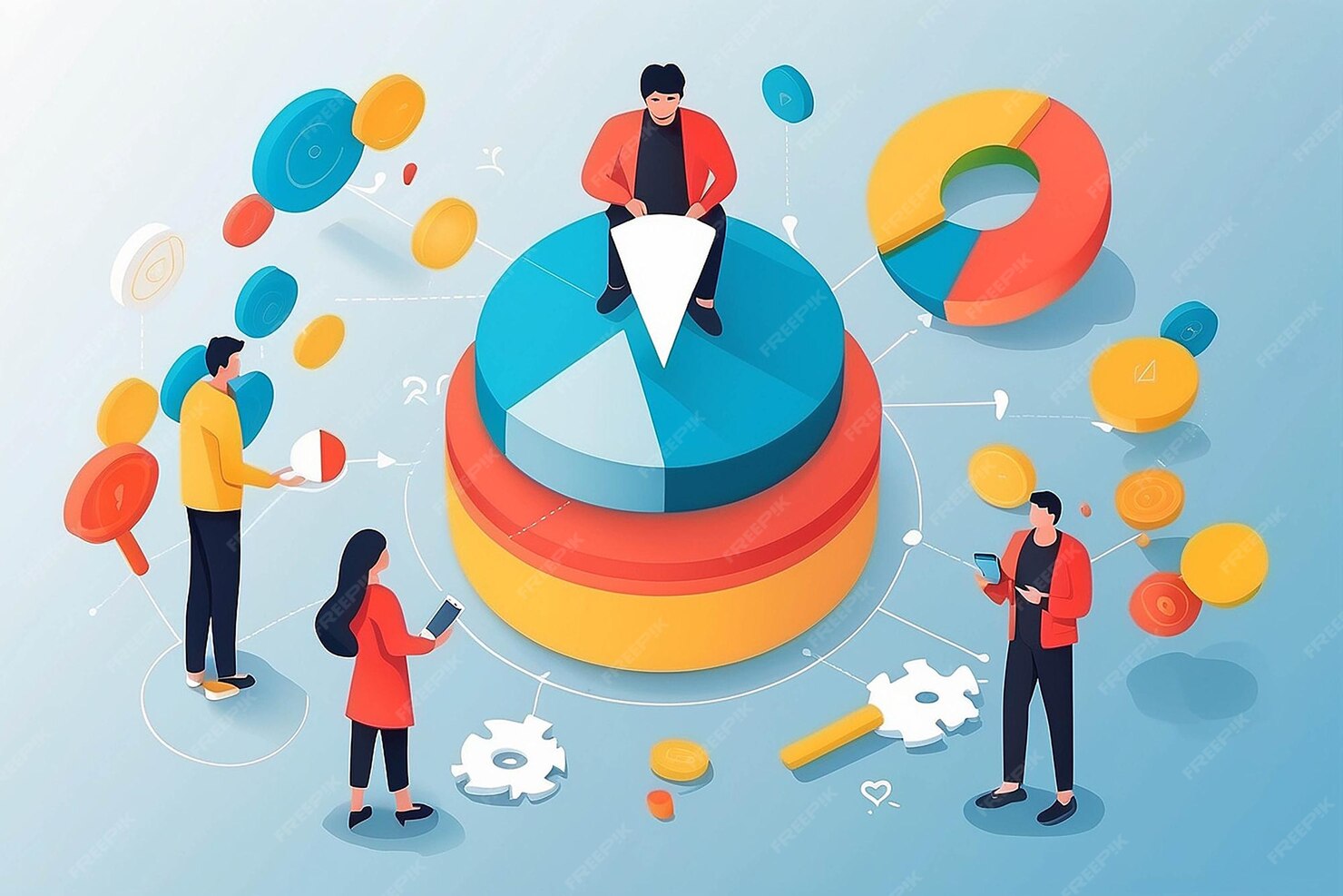 Premium Photo | Segmentation concept illustration