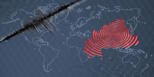 Photo seismic activity earthquake burkina faso map