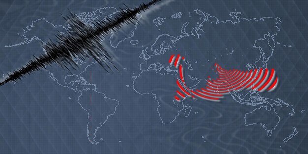 カイマン諸島の地震地図