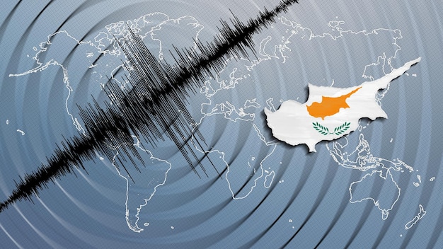 地震活動 地震 キプロス地図 リヒタースケール