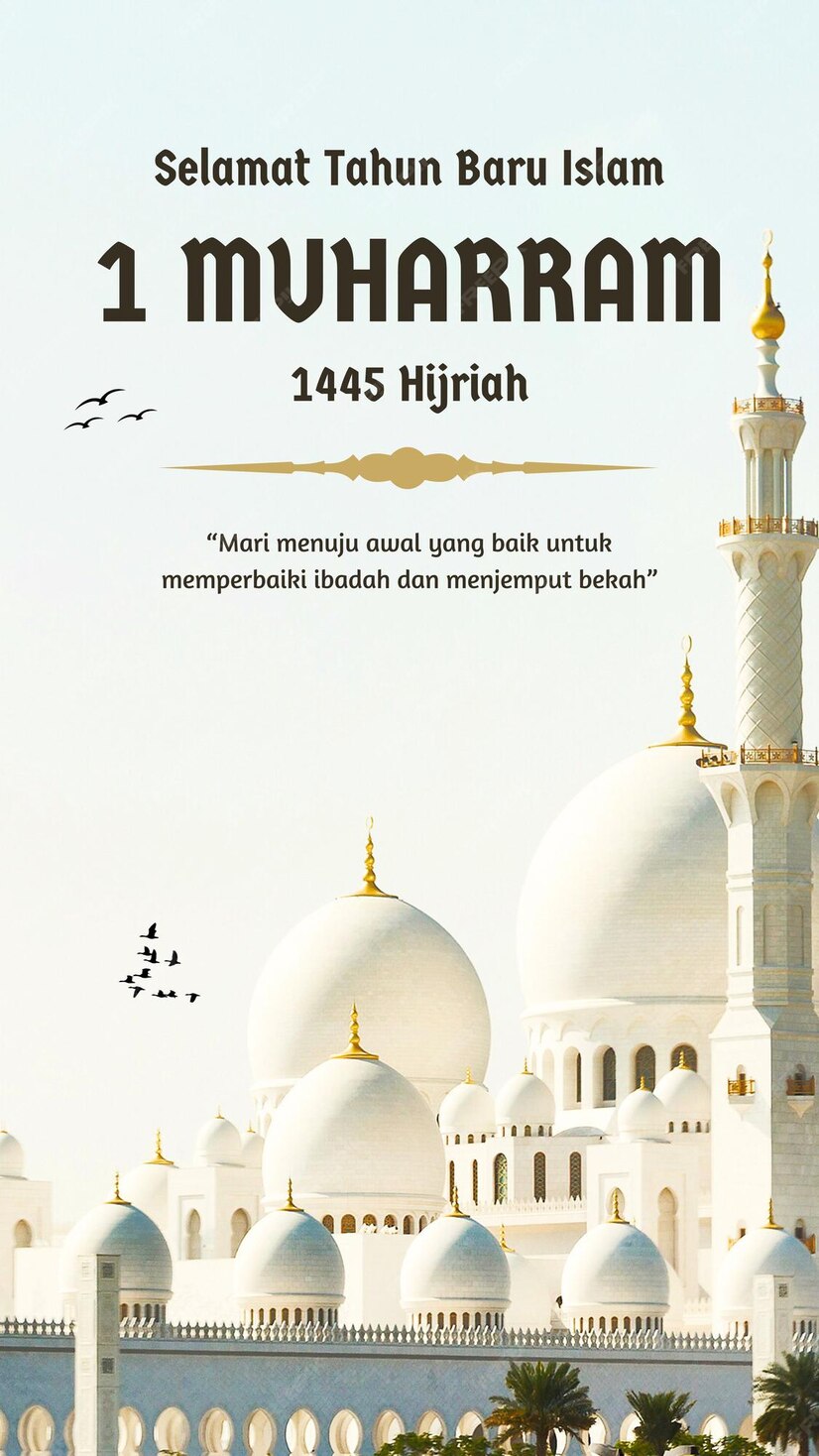 Premium Photo SELAMAT TAHUN BARU ISLAM 3