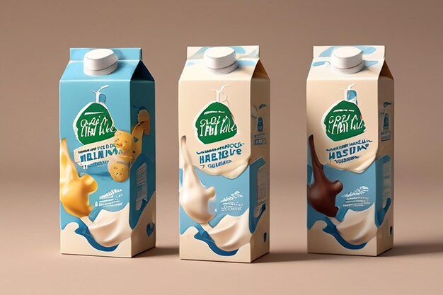 Photo selangor malaysia aug 10 2021 milky hokkaido pasteurized milk boxes on supermarket shelf