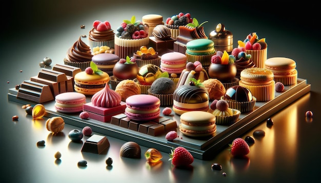 Foto selectie ambachtelijke desserts