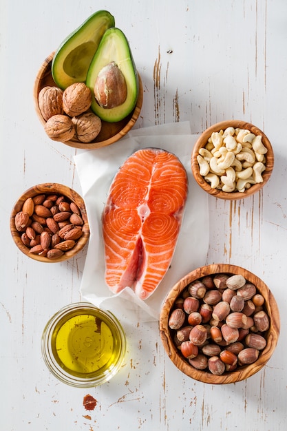 Selection of healthy fat sources