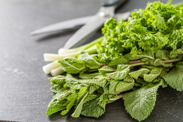 Selection of herbs